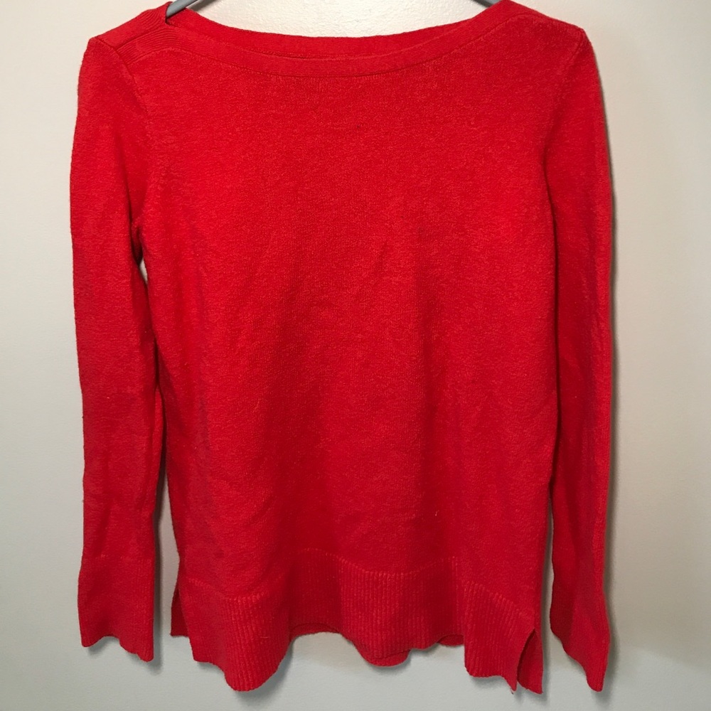 Red sweater